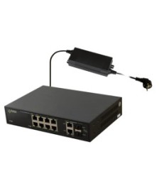 SWITCH POE PULSAR SF108-90W 10-PORTÓW (8xPoE + 2xUPLINK/2xSFP)