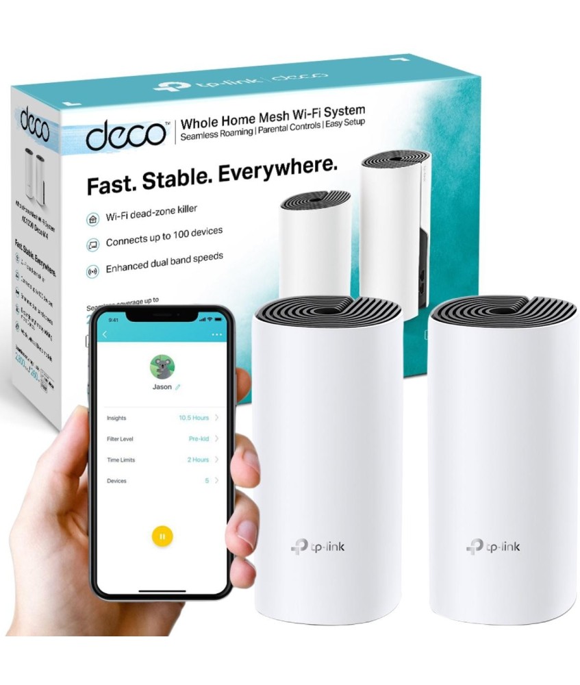 DOMOWY SYSTEM WI-FI MESH TP-LINK DECO M4 (2-pack)