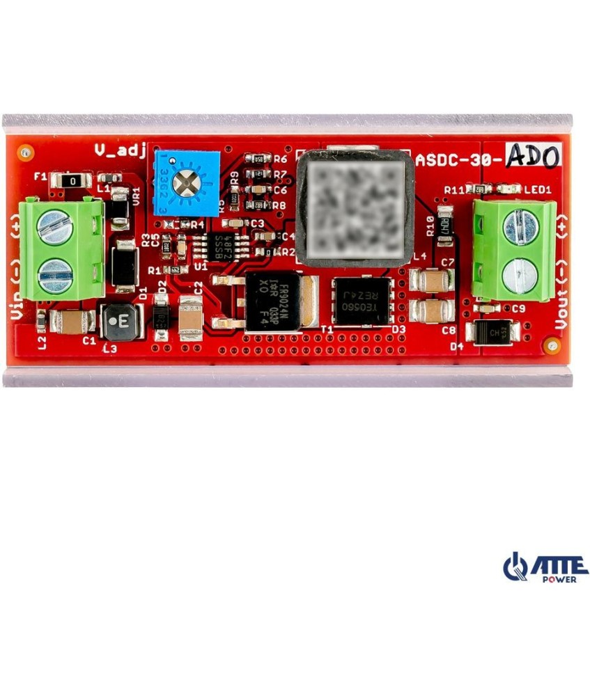 Przetwornica obniżająca napięcie z regulacją 3...12V ATTE ASDC-30-AD0-OF