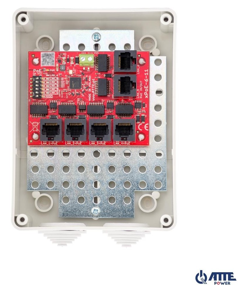 SWITCH 6-PORTOWY POE ATTE xPoE-6-11-S3