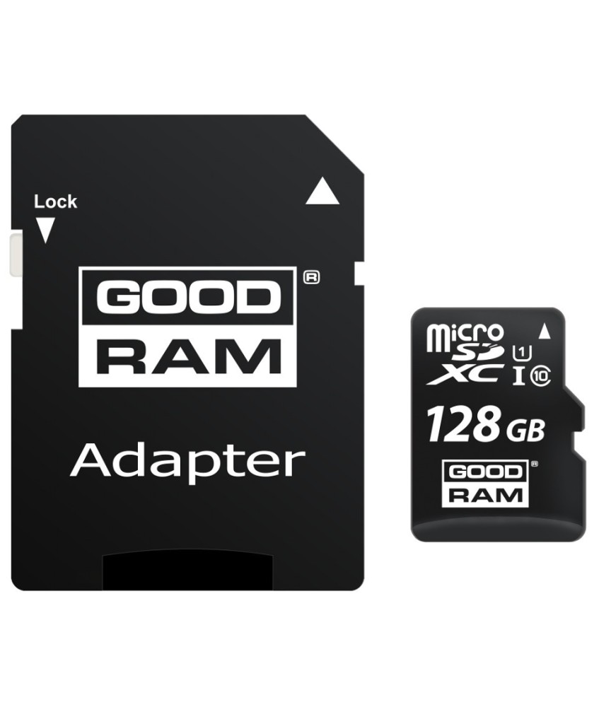 KARTA PAMIĘCI microSD GOODRAM UHS1 CL10 128GB + ADAPTER 100MB