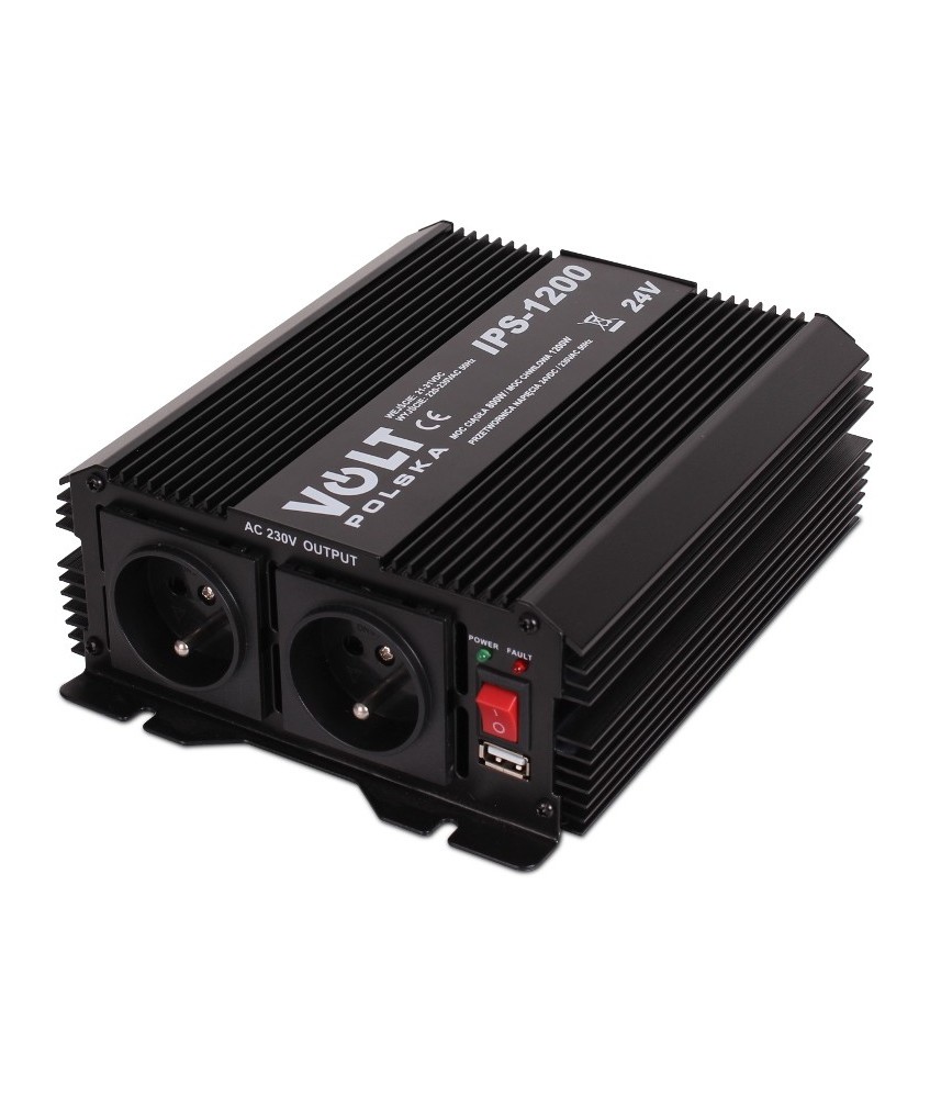 PRZETWORNICA VOLT POLSKA IPS-1200 24V 230V 800/1200W