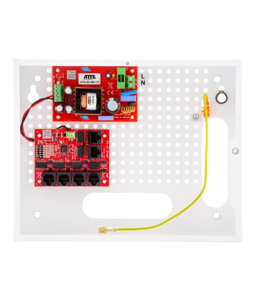 SWITCH 5-PORTOWY POE DO 5 KAMER IP ATTE IP-5-11-E