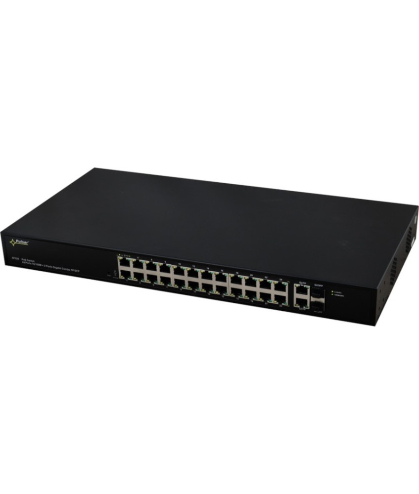 SWITCH POE PULSAR SF124 24+2 UPLINK/SFP POE+ GIGABIT