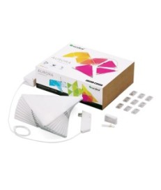 INTELIGENTNE PANELE LED Aurora Nanoleaf Light Panels Smarter Kit WI-FI (Zestaw 9 paneli)