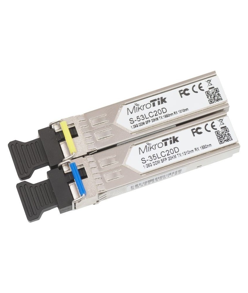 MODUŁ SFP MIKROTIK PAIR S-35LC20D + S-53LC20D 1,25G SM