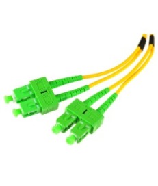 PATCHCORD ŚWIATŁOWODOWY SM 1,5M DUPLEX 9/125, SC/APC-SC/APC