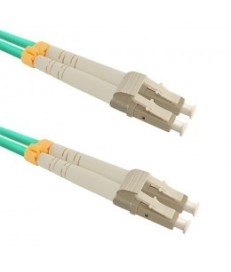 PATCHCORD ŚWIATŁOWODOWY MM 1M DUPLEX 50/125um OM3, LC/UPC-LC/UPC