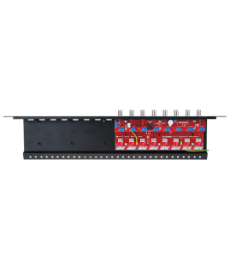8-kanałowy separator AHD, HD-CVI, HD-TVI z zabezpieczeniem przeciwprzepięciowym i dystrybucją zasilania EWIMAR LHSO-8R-E
