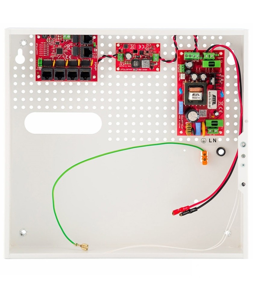 SWITCH POE 5-PORTOWY Z ZASILANIEM BUFOROWYM ATTE IPUPS-5-11-F