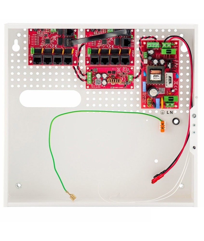 SWITCH POE 9-PORTOWY Z ZASILANIEM BUFOROWYM ATTE IPUPS-9-11-F