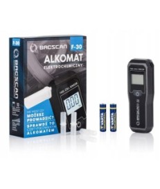 Alkomat BACscan F-30 elektrochemiczny. Kalibracja 24mc - 10 lat gwarancji.