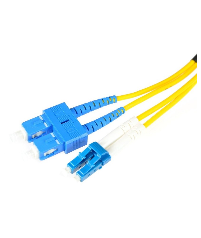 PATCHCORD ŚWIATŁOWODOWY SM SC/UPC-LC/UPC DUPLEX 2m