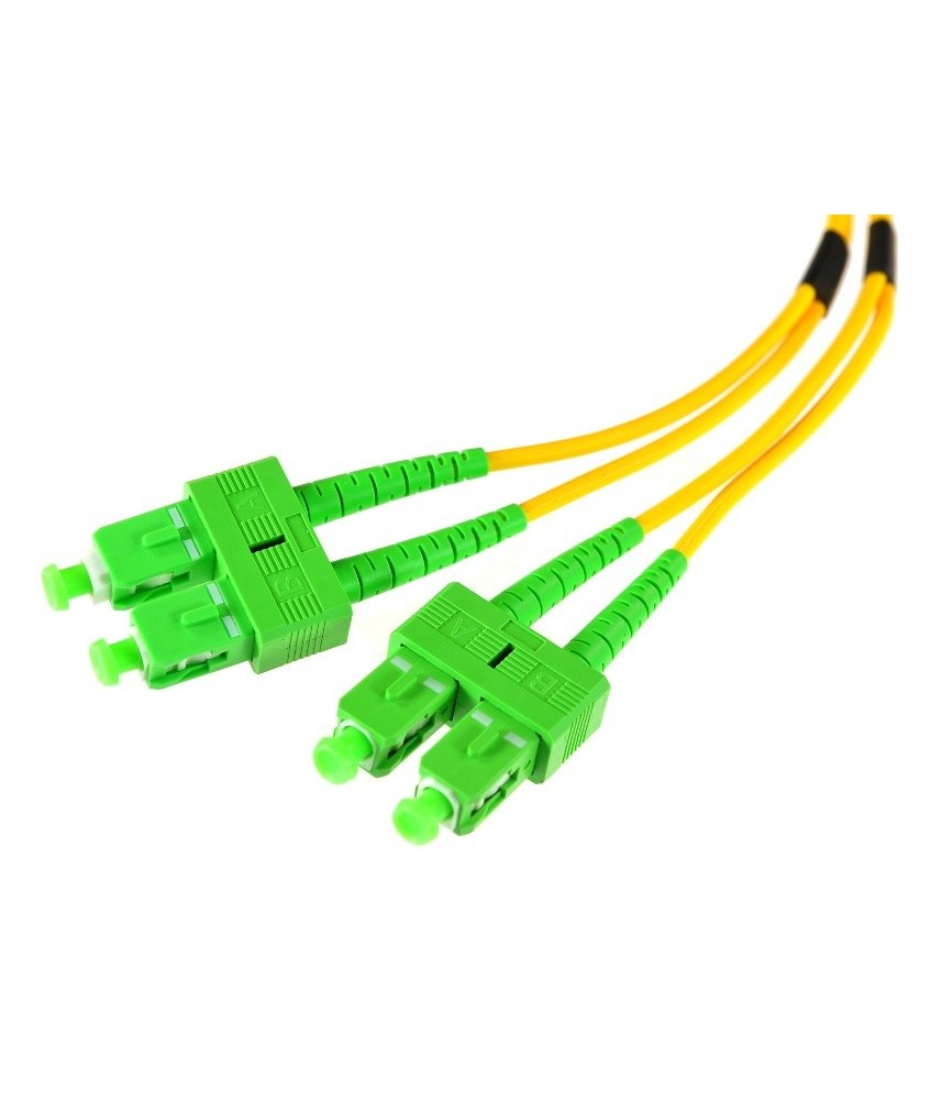 PATCHCORD ŚWIATŁOWODOWY SM 0,5M DUPLEX 9/125 SC/APC-SC/APC 3MM