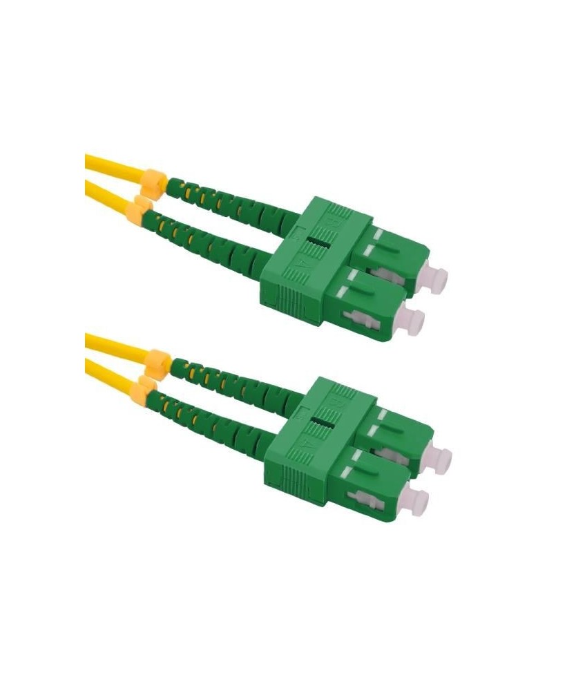 PATCHCORD ŚWIATŁOWODOWY SM 1,5M SIMPLEX 9/125, SC/APC-SC/APC 3MM