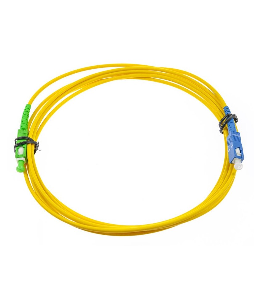 PATCHCORD ŚWIATŁOWODOWY SM SC/UPC-SC/APC SIMPLEX 3m