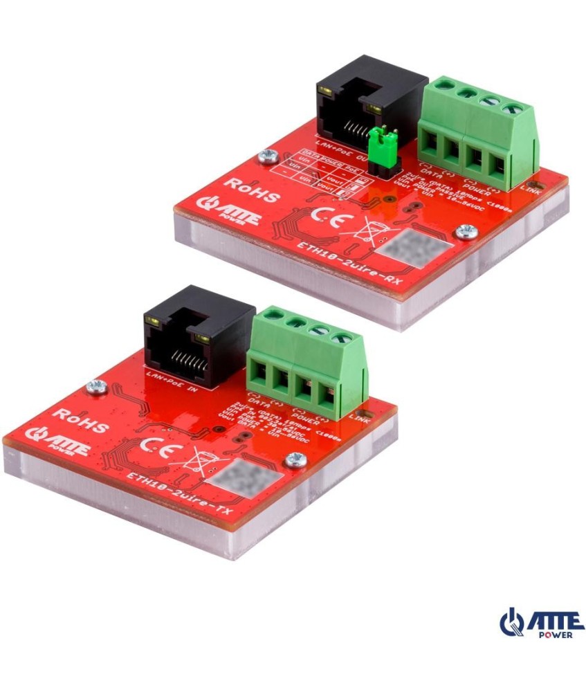 Zestaw konwerterów ATTE ETH10-2wire-SET