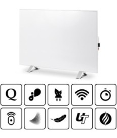 Panel grzewczy IR CRONOS Synthelith PRO CRP-980TWP WHITE TUYA