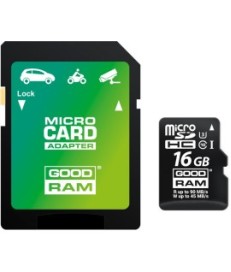 KARTA PAMIĘCI MICRO SD GOODRAM UHS1 CL10 U3 16GB + ADAPTER