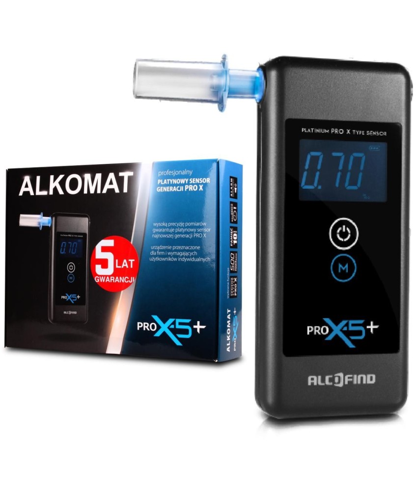 Alkomat Alcofind Pro x-5+ 5 lat gwarancji, 24mc serwisu