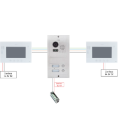 Wideodomofon VIDOS 2 x M670W/S602