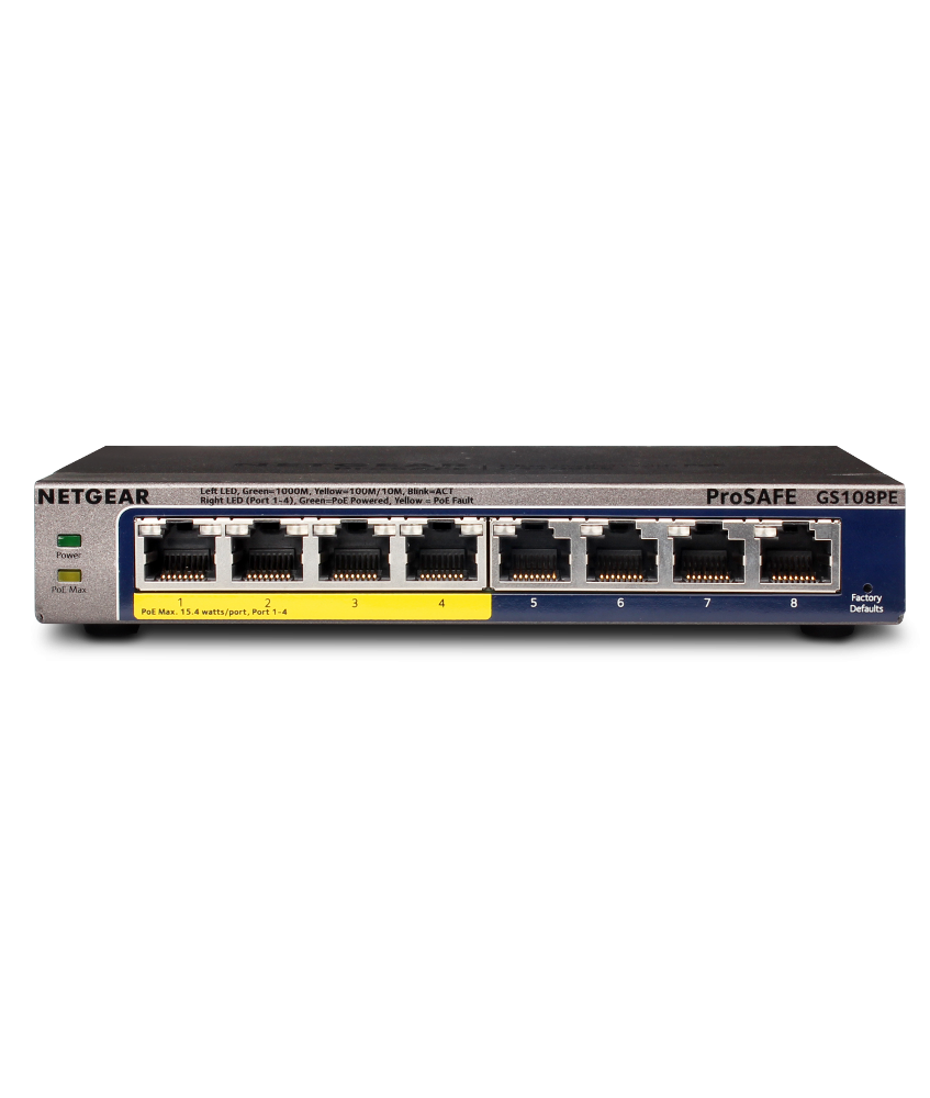 SWITCH NETGEAR GS108PE-300EUS