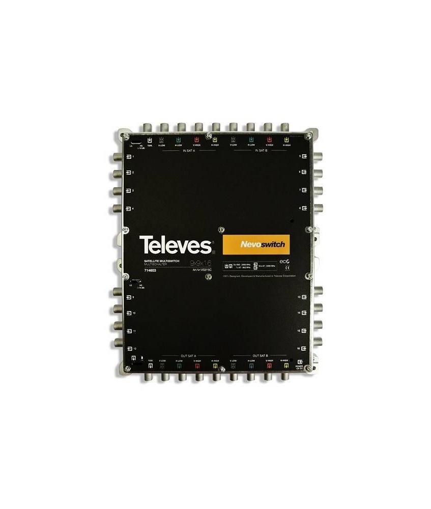 MULTISWITCH TELEVES 9x9x16 "F" 714603 NEVO