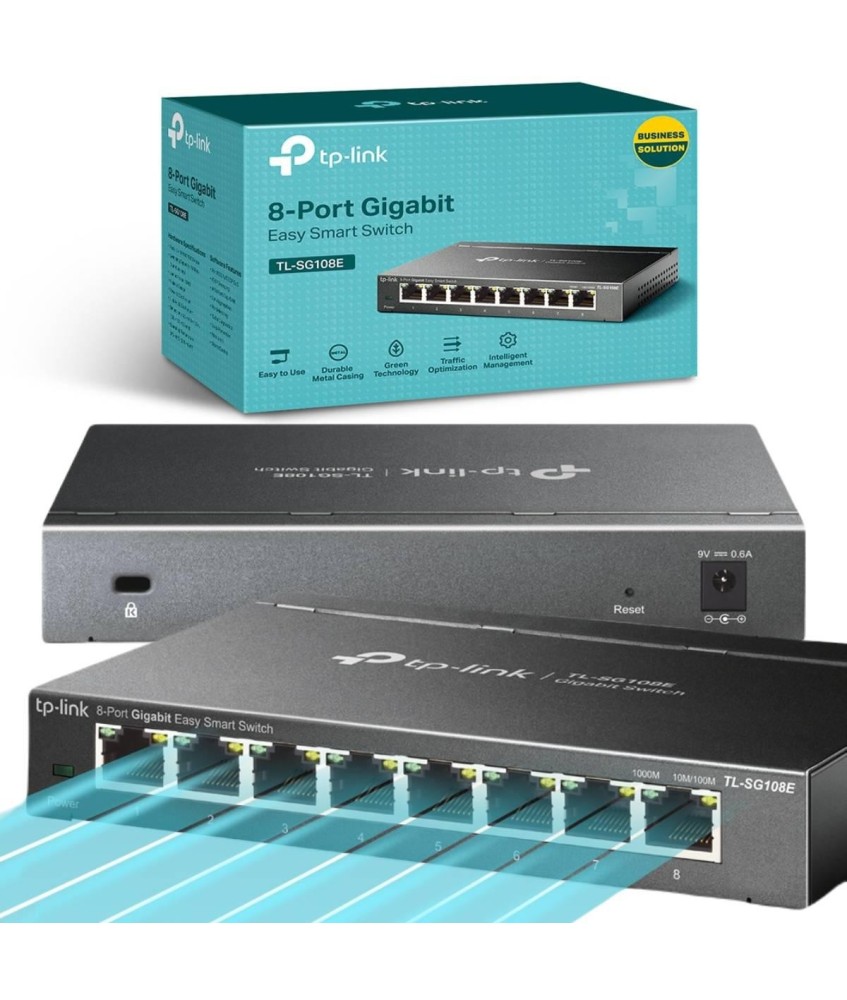 SWITCH TP-LINK TL-SG108E