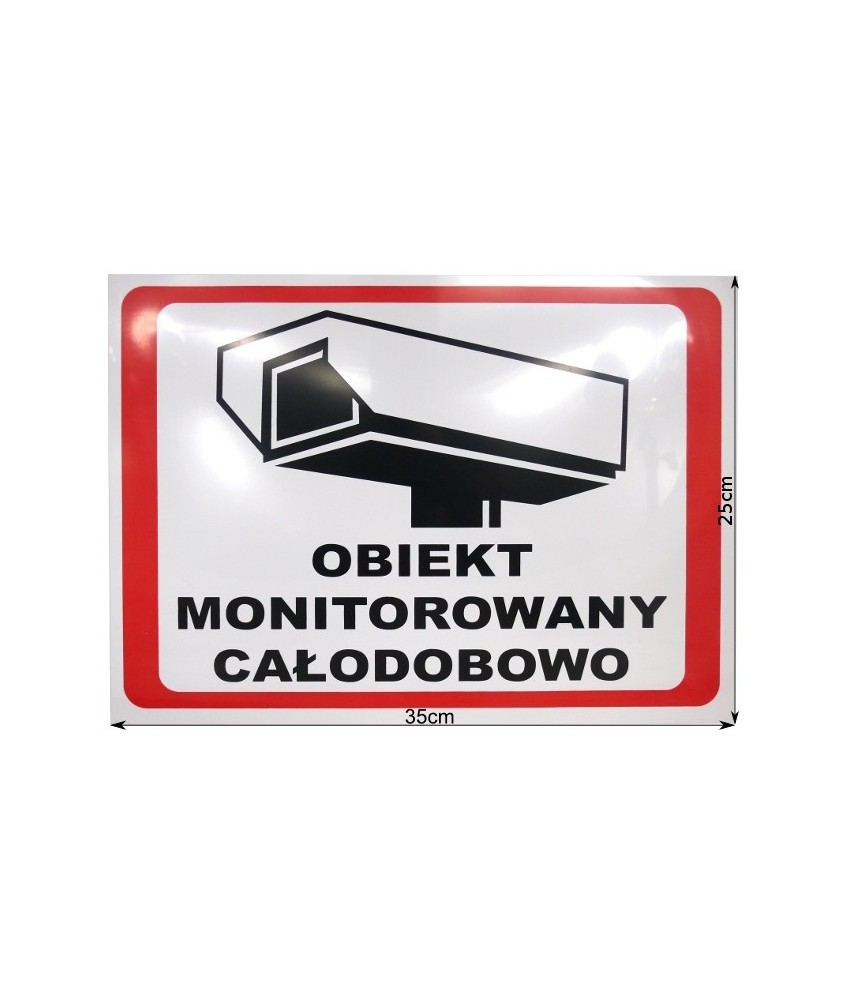 TABLICA OBIEKT MONITOROWANY 6586