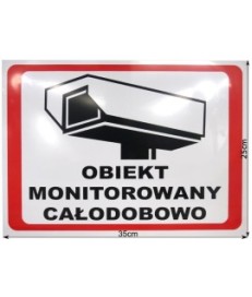 TABLICA OBIEKT MONITOROWANY 6586