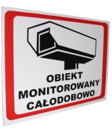 TABLICA OBIEKT MONITOROWANY 6586