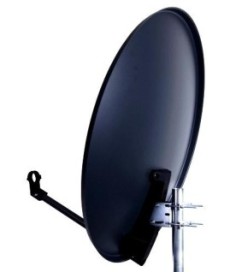 CZASZA ANTENA 80 CM STANDARD GRAFITOWA (ASC-800M-C) - satelitarna