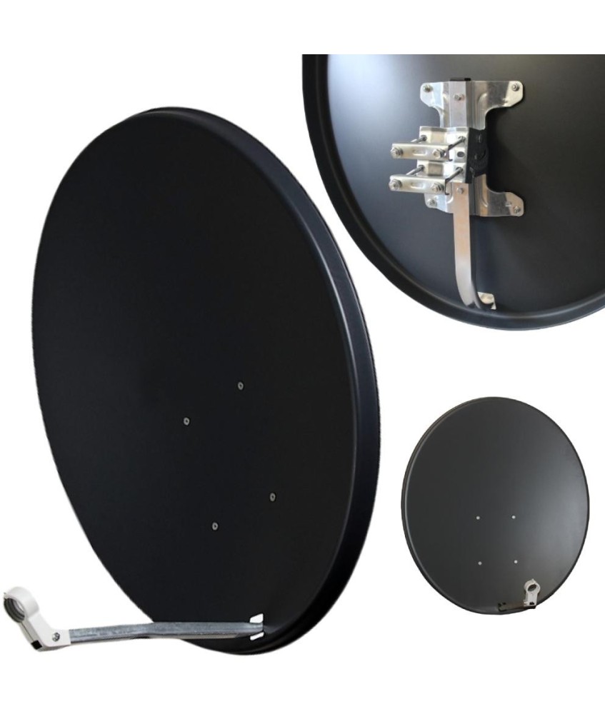 CZASZA ANTENA 90 CM STANDARD GRAFITOWA (COR-900SAE-C) - satelitarna