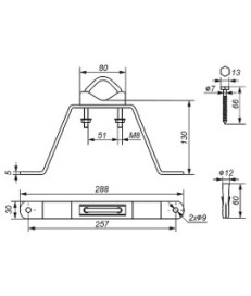 OBEJMA MUROWA OMM-50L13