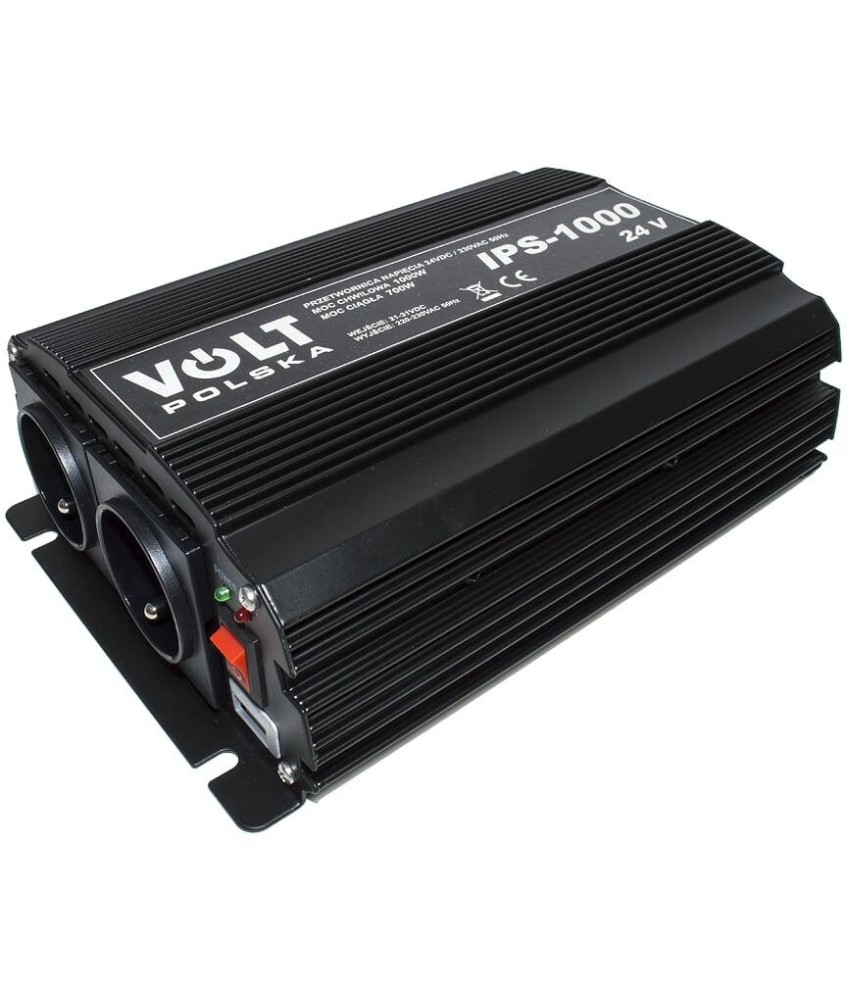 PRZETWORNICA VOLT POLSKA IPS-1000 24V / 230V 700/1000 W