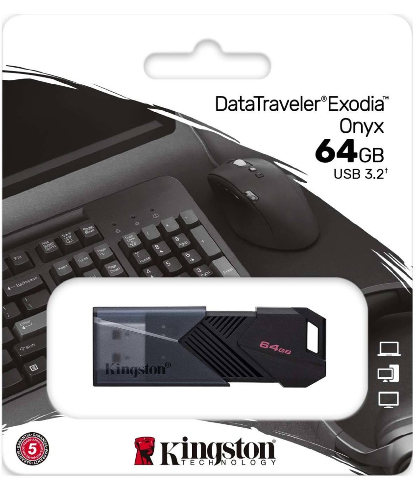 Pendrive Kingston Data Traveler Exodia Onyx 64GB USB3.2 Gen1