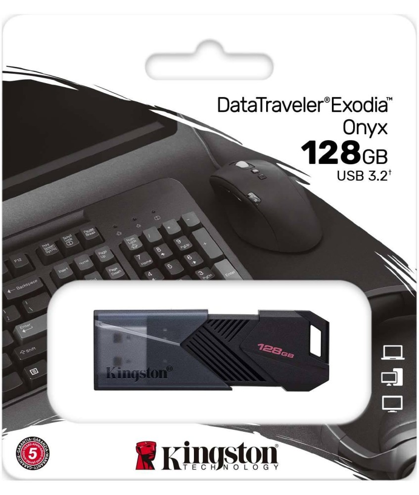 Pendrive Kingston Data Traveler Exodia Onyx 128GB USB3.2 Gen1