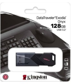 Pendrive Kingston Data Traveler Exodia Onyx 128GB USB3.2 Gen1