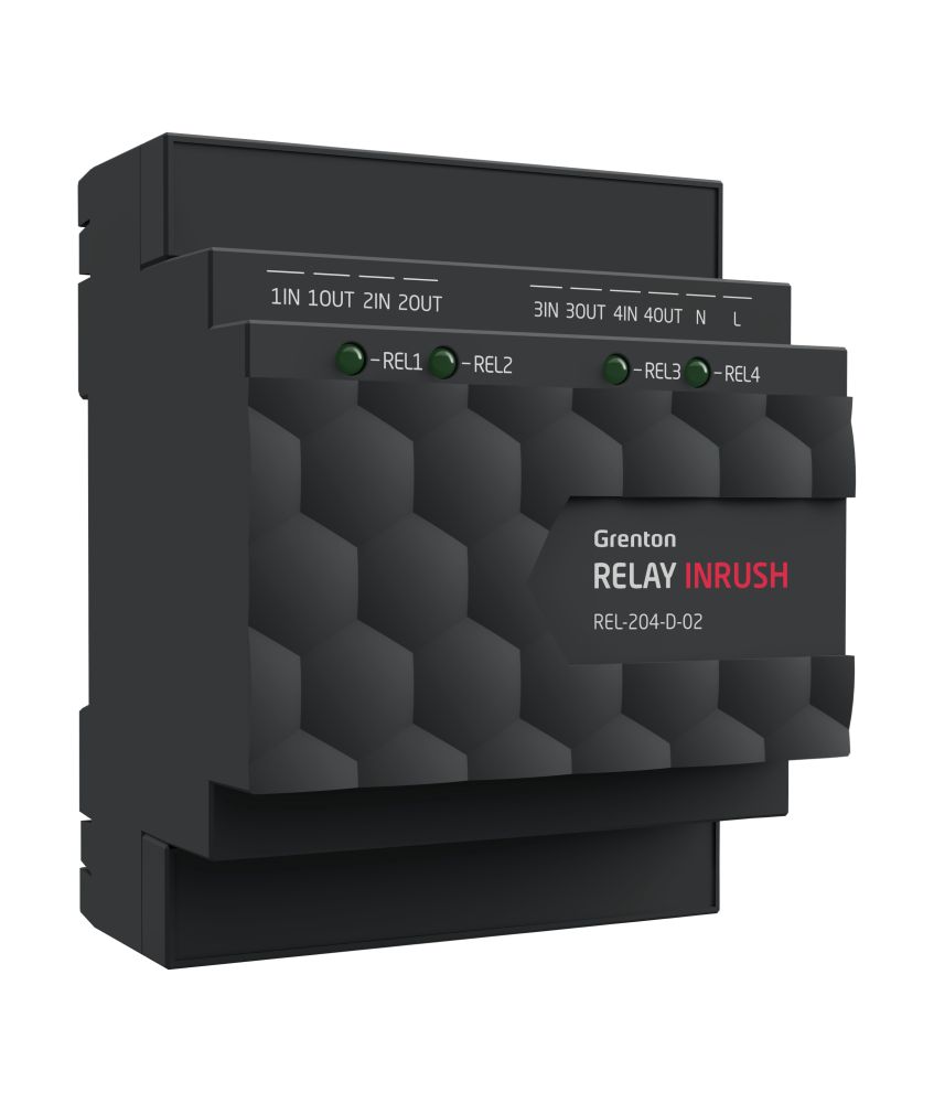 GRENTON - RELAY 4HP INRUSH, DIN, TF-Bus (2.0)