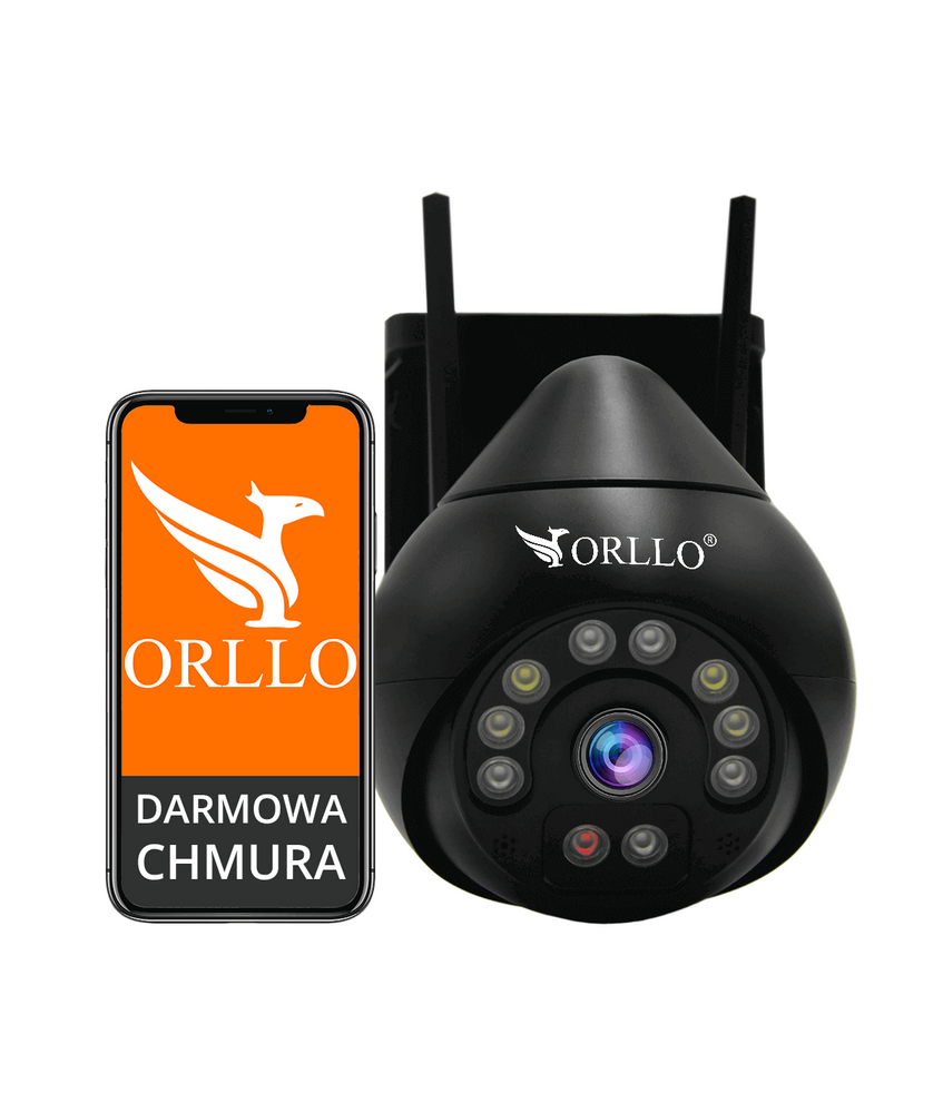 Kamera IP Orllo Z8 Pro WiFi Zewnętrzna Obrotowa Night Color 4MP