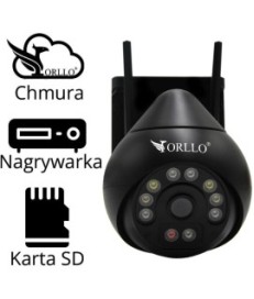 Kamera IP Orllo Z8 Pro WiFi Zewnętrzna Obrotowa Night Color 4MP