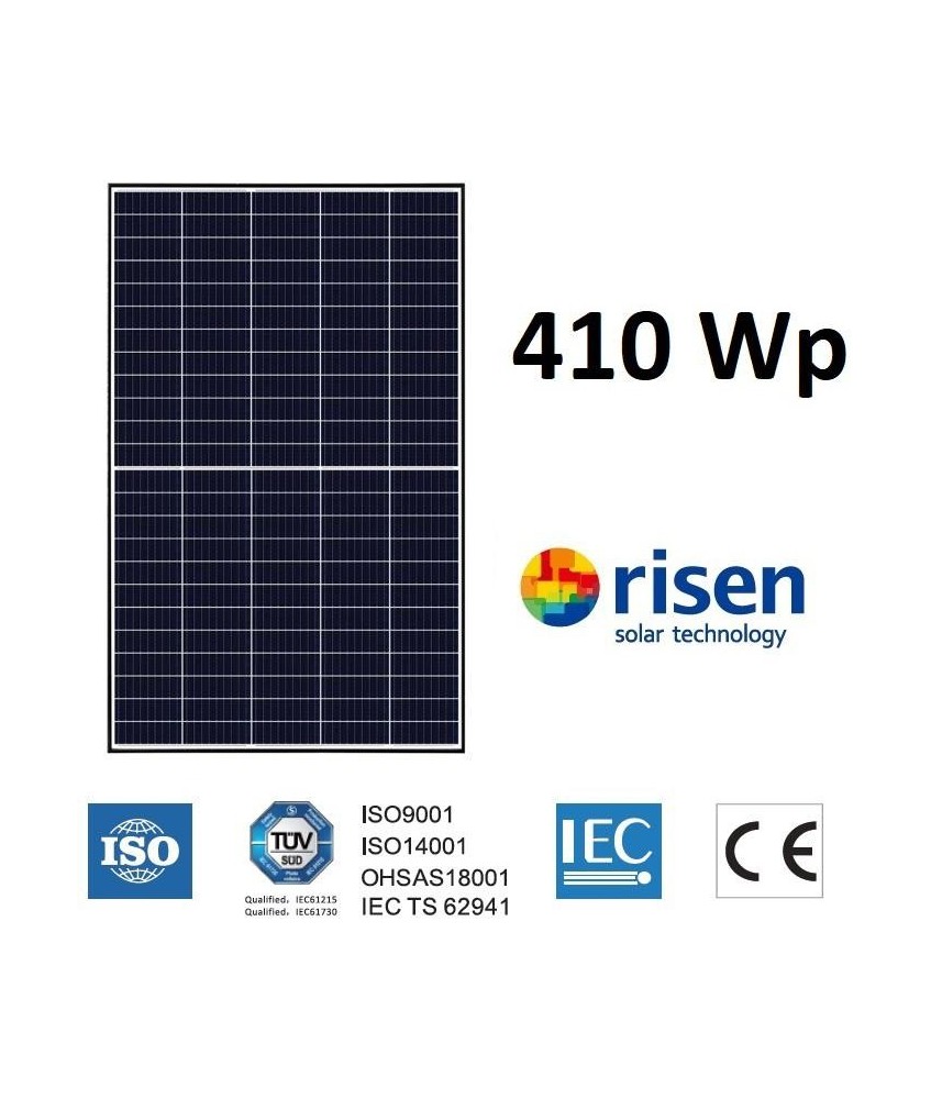 Moduł panel PV czarna rama 410W RISEN RSM40-8-410M 1754x1096x30mm