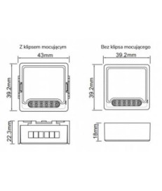 Moduł OXT mini 1 obwód beznapięciowy ZigBee Tuya