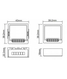 Moduł OXT mini 4 obwody ZigBee Tuya