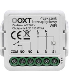 Moduł OXT mini 1 obwód beznapięciowy WiFi Tuya