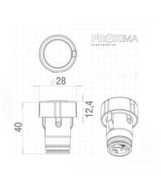 Pilot Proxima Zapalniczka FS8 (FAAC SLH 868MHz) BI:KLIK