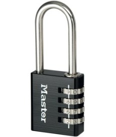 Kłódka z szyfrem długa Master Lock 7640EURDBLKLH