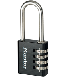 Kłódka z szyfrem długa Master Lock 7640EURDBLKLH