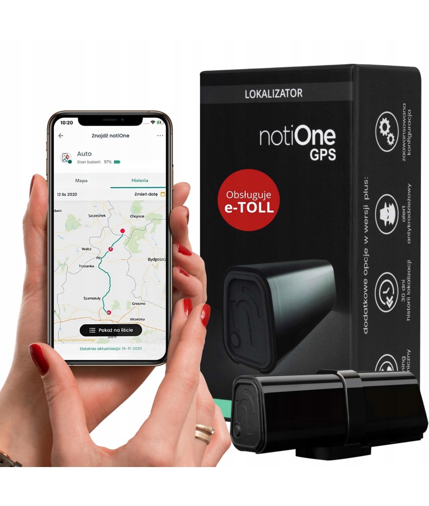 Lokalizator notiOne GPS PLUS (e-TOLL)