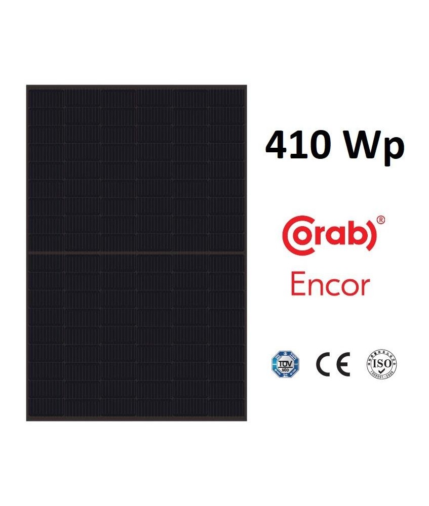 Moduł panel PV full black 410W ENCOR EC410M-10-108FB-V 1722x1134x30mm